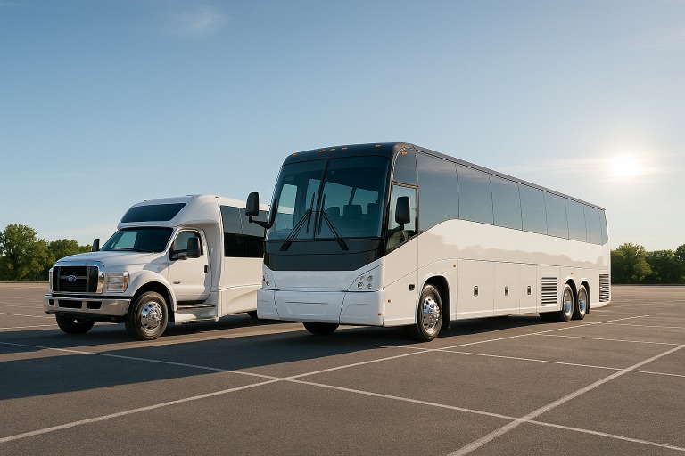 Charter Bus in Rancho Cordova