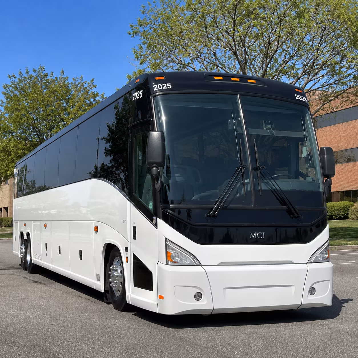 a charter bus makes the run to folsom lake and historic folsom simple