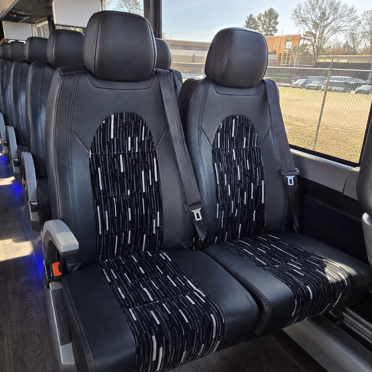 rancho cordova charter bus interior gallery