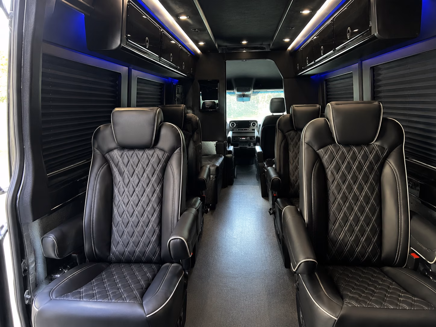 rancho cordova wedding transportation onboard seating
